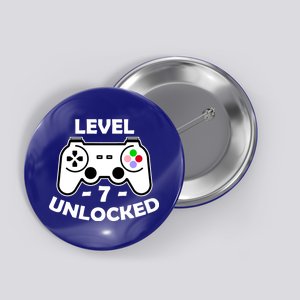 Level Seven Unlocked 7th Birthday Button