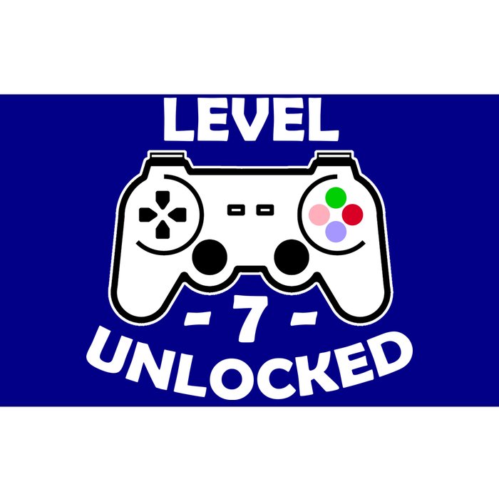 Level Seven Unlocked 7th Birthday Bumper Sticker