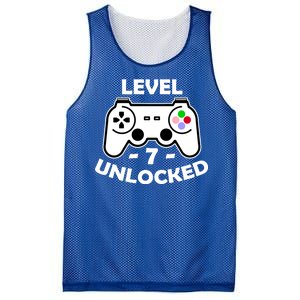 Level Seven Unlocked 7th Birthday Mesh Reversible Basketball Jersey Tank