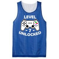 Level Seven Unlocked 7th Birthday Mesh Reversible Basketball Jersey Tank