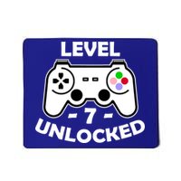 Level Seven Unlocked 7th Birthday Mousepad