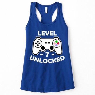 Level Seven Unlocked 7th Birthday Womens Tank Top