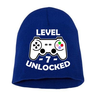 Level Seven Unlocked 7th Birthday Short Acrylic Beanie