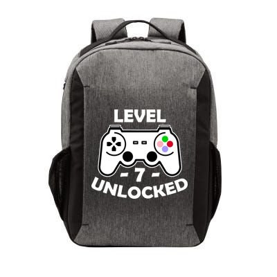 Level Seven Unlocked 7th Birthday Vector Backpack