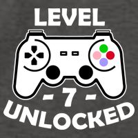 Level Seven Unlocked 7th Birthday Vector Backpack