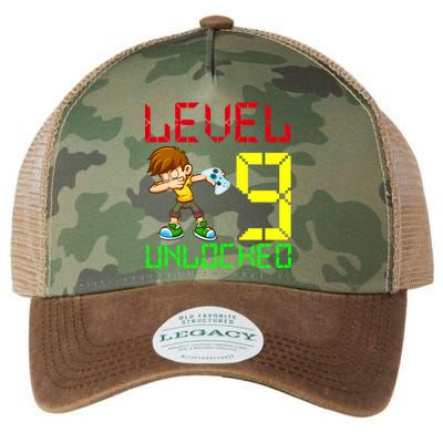 Level Up Age 9 Unlocked Legacy Tie Dye Trucker Hat