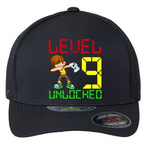 Level Up Age 9 Unlocked Flexfit Unipanel Trucker Cap