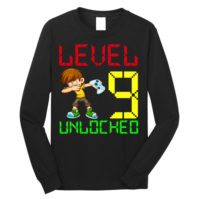 Level Up Age 9 Unlocked Long Sleeve Shirt