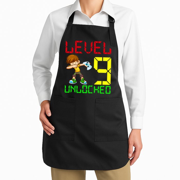 Level Up Age 9 Unlocked Apron