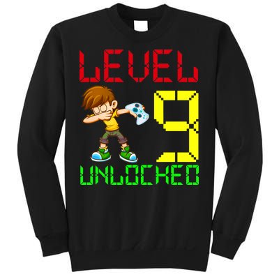 Level Up Age 9 Unlocked Sweatshirt