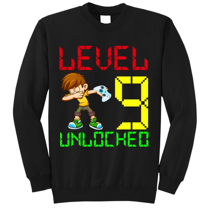 Level Up Age 9 Unlocked Sweatshirt