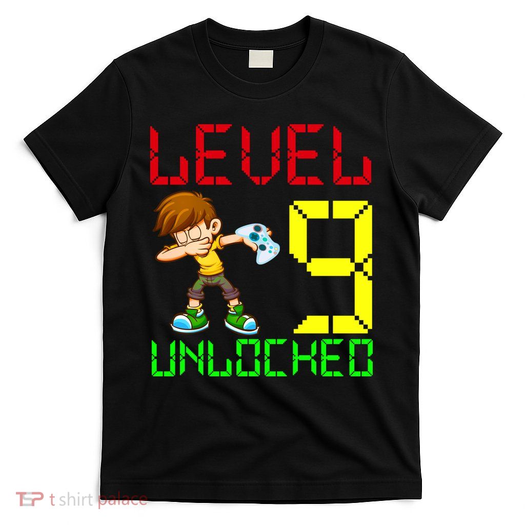 Level Up Age 9 Unlocked T-Shirt