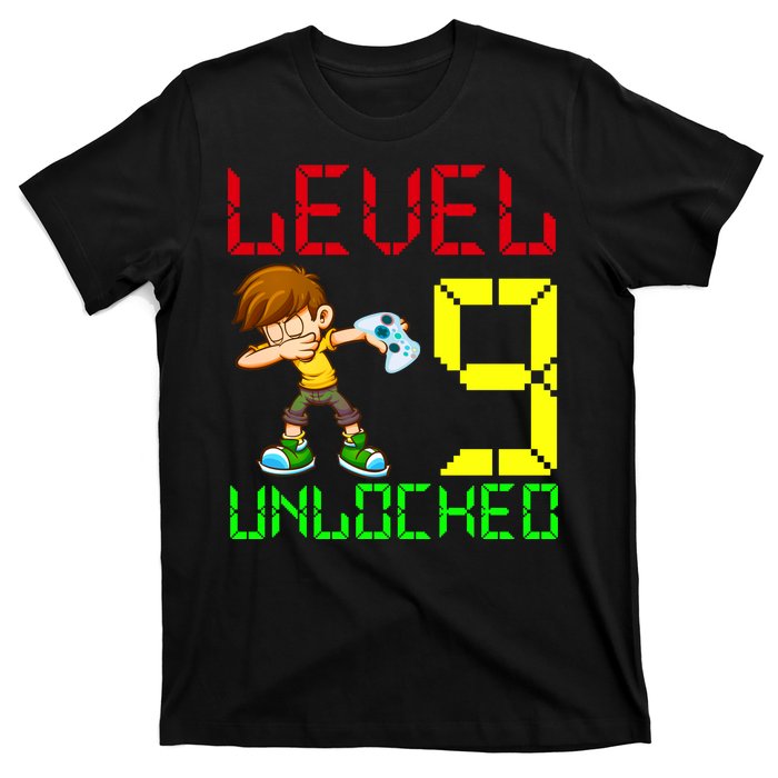 Level Up Age 9 Unlocked T-Shirt