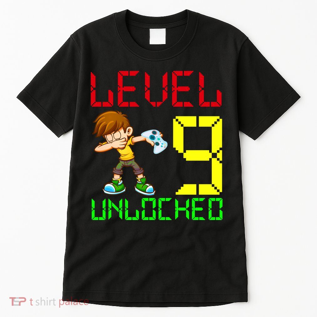 Level Up Age 9 Unlocked Tall T-Shirt