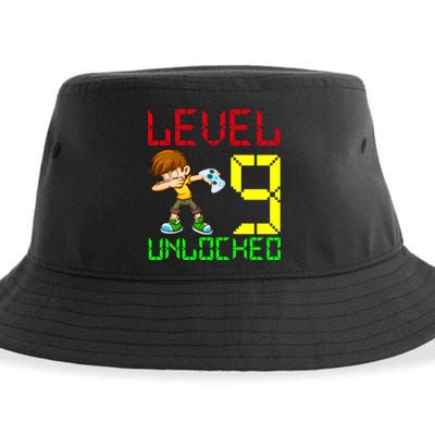 Level Up Age 9 Unlocked Sustainable Bucket Hat