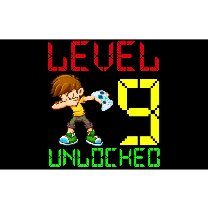 Level Up Age 9 Unlocked Bumper Sticker