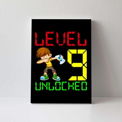 Level Up Age 9 Unlocked Canvas