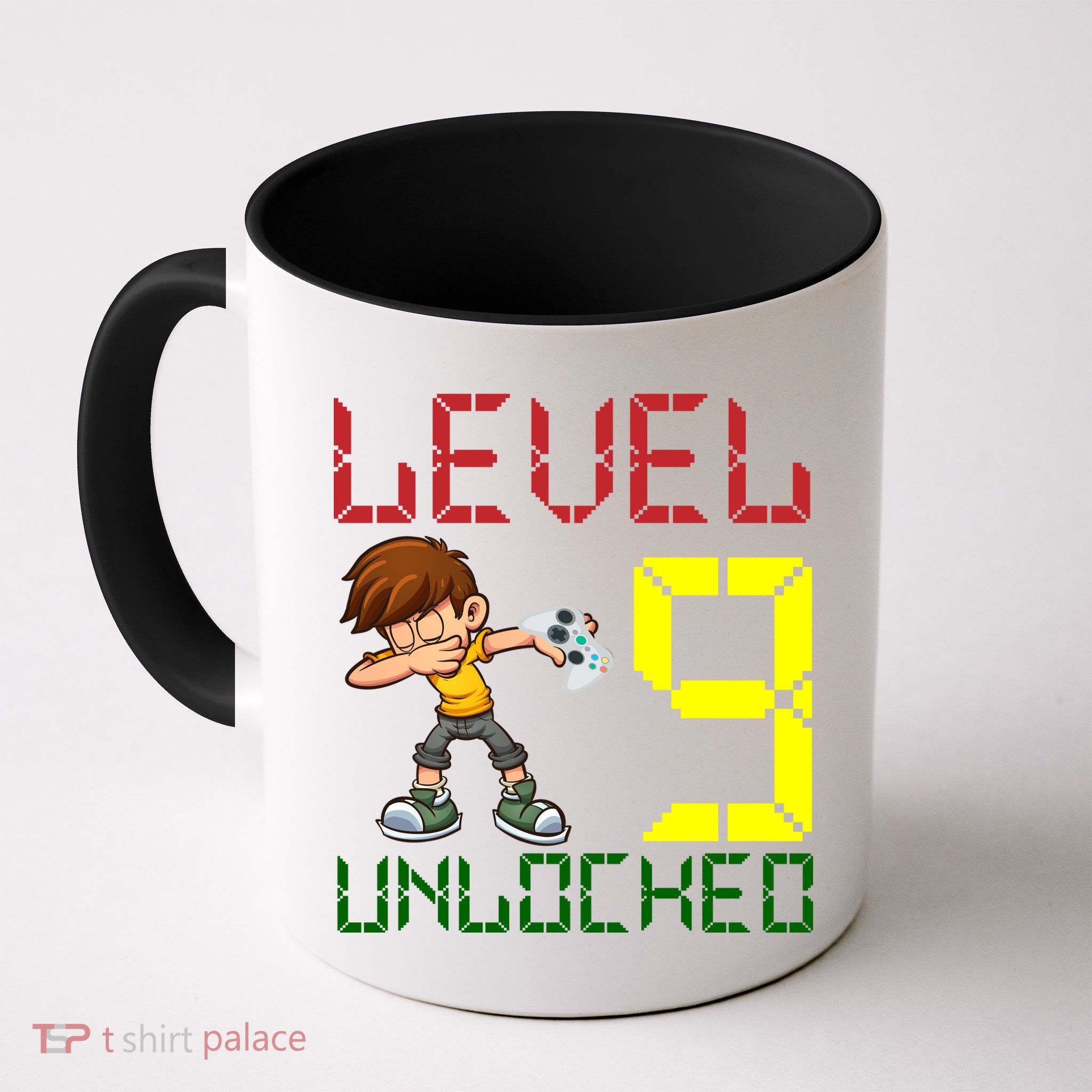 Level Up Age 9 Unlocked Mug