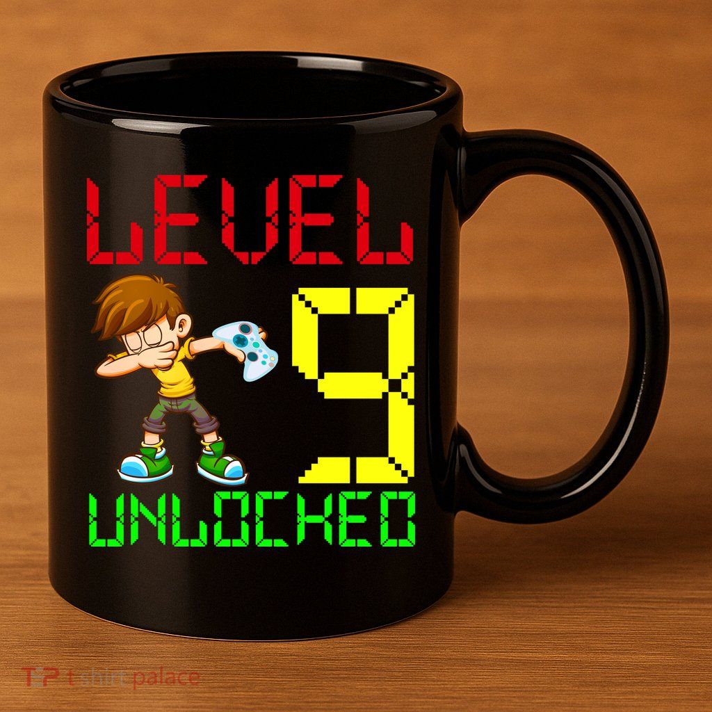 Level Up Age 9 Unlocked 11oz C Handle Ceramic Mug