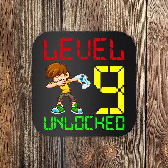 Level Up Age 9 Unlocked Coaster