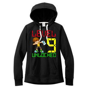 Level Up Age 9 Unlocked Women's Fleece Hoodie