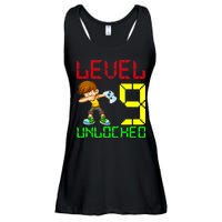 Level Up Age 9 Unlocked Ladies Essential Flowy Tank