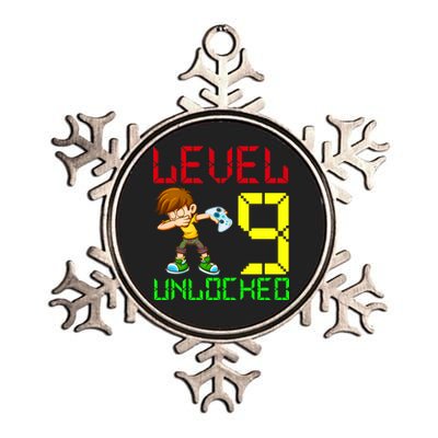 Level Up Age 9 Unlocked Metallic Star Ornament