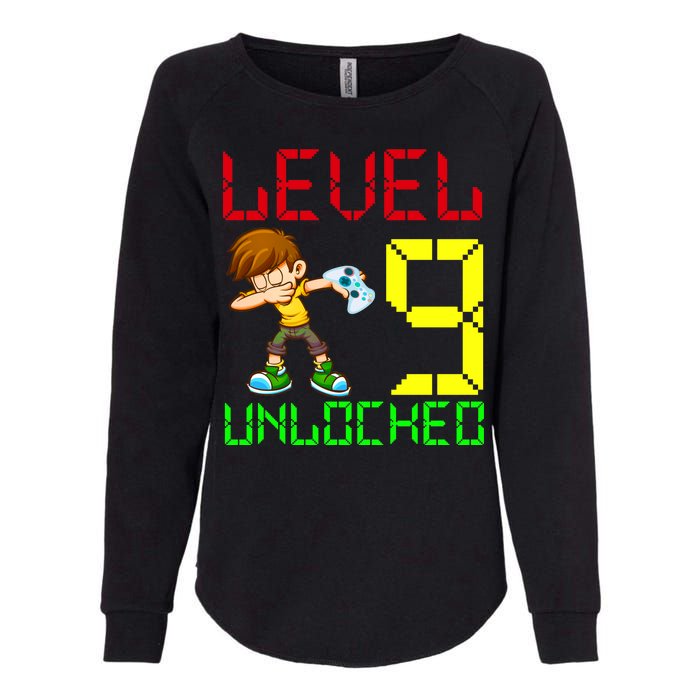 Level Up Age 9 Unlocked Womens California Wash Sweatshirt