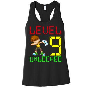 Level Up Age 9 Unlocked Women's Racerback Tank