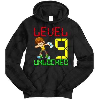 Level Up Age 9 Unlocked Tie Dye Hoodie