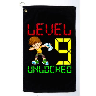 Level Up Age 9 Unlocked Platinum Collection Golf Towel