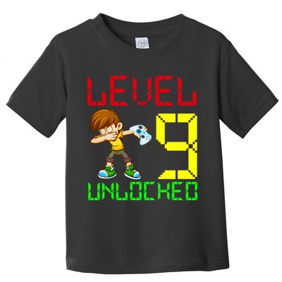 Level Up Age 9 Unlocked Toddler T-Shirt
