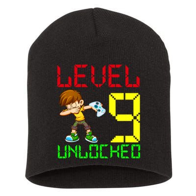 Level Up Age 9 Unlocked Short Acrylic Beanie