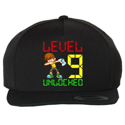 Level Up Age 9 Unlocked Wool Snapback Cap