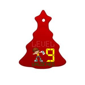 Level Up Age 9 Unlocked Ceramic Tree Ornament