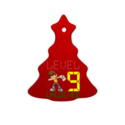 Level Up Age 9 Unlocked Ceramic Tree Ornament