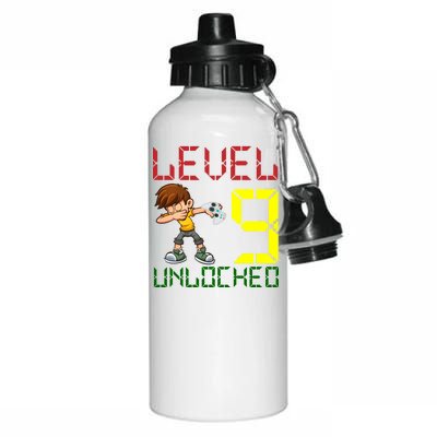 Level Up Age 9 Unlocked Aluminum Water Bottle