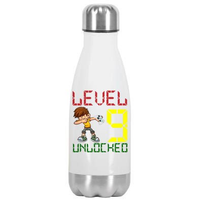 Level Up Age 9 Unlocked Stainless Steel Insulated Water Bottle