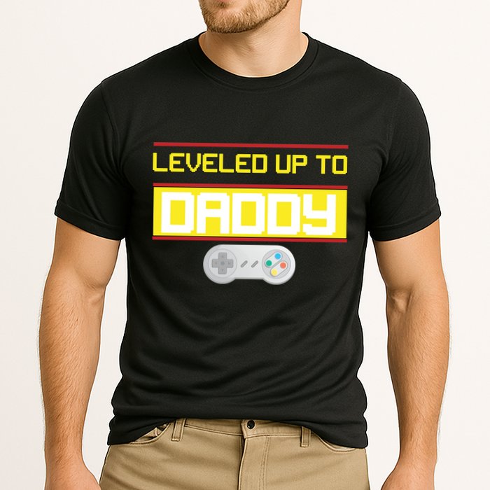 Leveled Up To Daddy Gamer Cooling Performance Crew T-Shirt