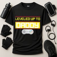 Leveled Up To Daddy Gamer Cooling Performance Crew T-Shirt