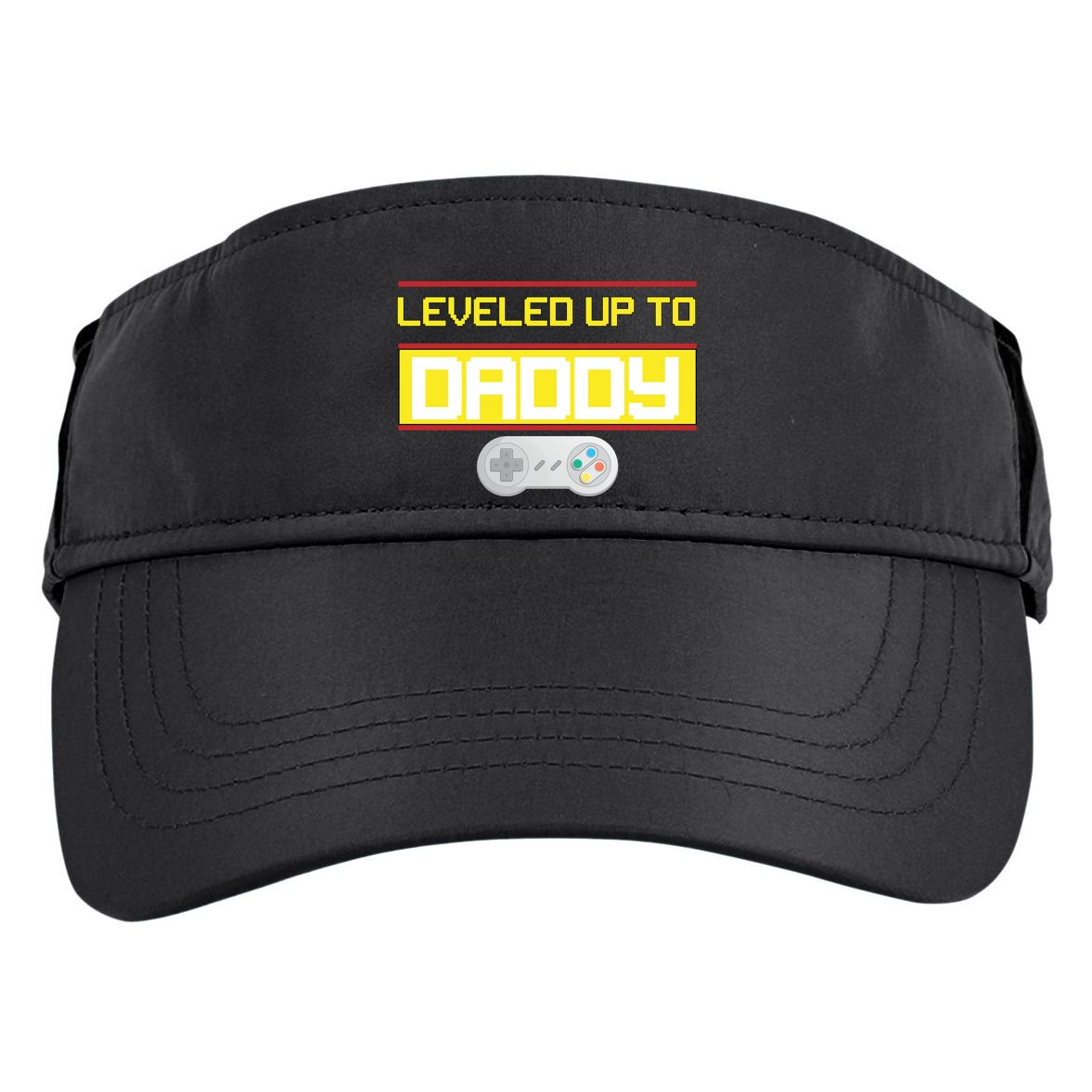 Leveled Up To Daddy Gamer Adult Drive Performance Visor