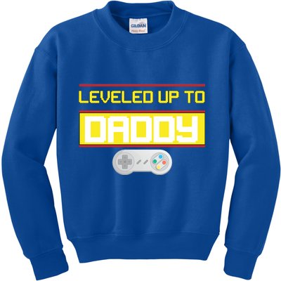 Leveled Up To Daddy Gamer Kids Sweatshirt