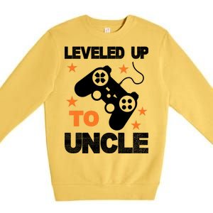 Leveled Up To Uncle Premium Crewneck Sweatshirt