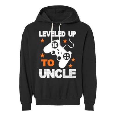 Leveled Up To Uncle Garment-Dyed Fleece Hoodie