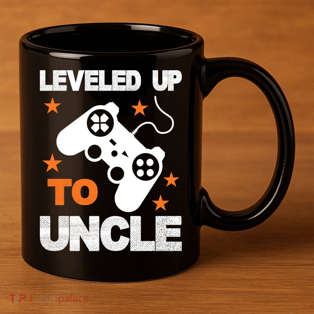 Leveled Up To Uncle 11oz C Handle Ceramic Mug