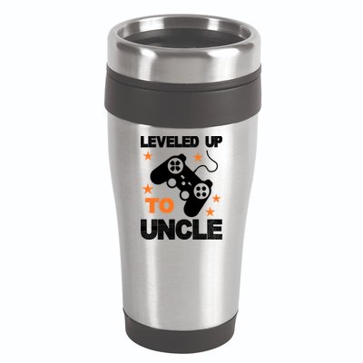 Leveled Up To Uncle 16oz Travel Tumbler