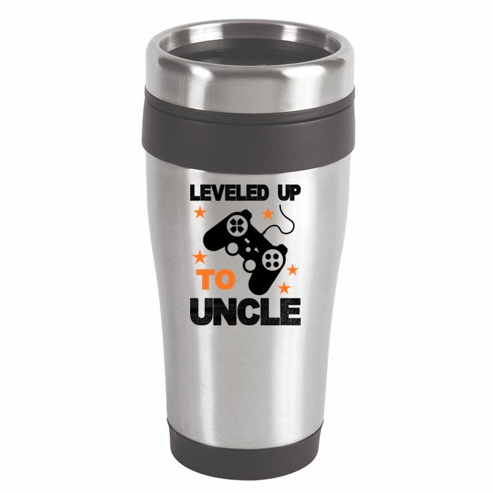 Leveled Up To Uncle 16oz Travel Tumbler