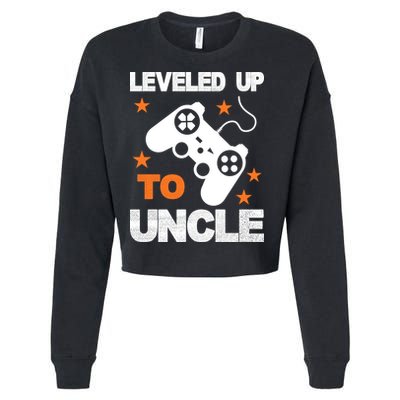 Leveled Up To Uncle Cropped Pullover Crew