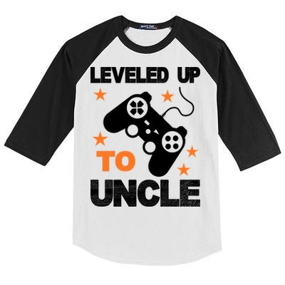 Leveled Up To Uncle Kids Colorblock Raglan Jersey