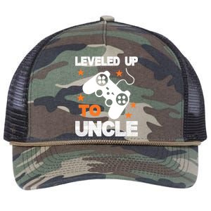 Leveled Up To Uncle Retro Rope Trucker Hat Cap